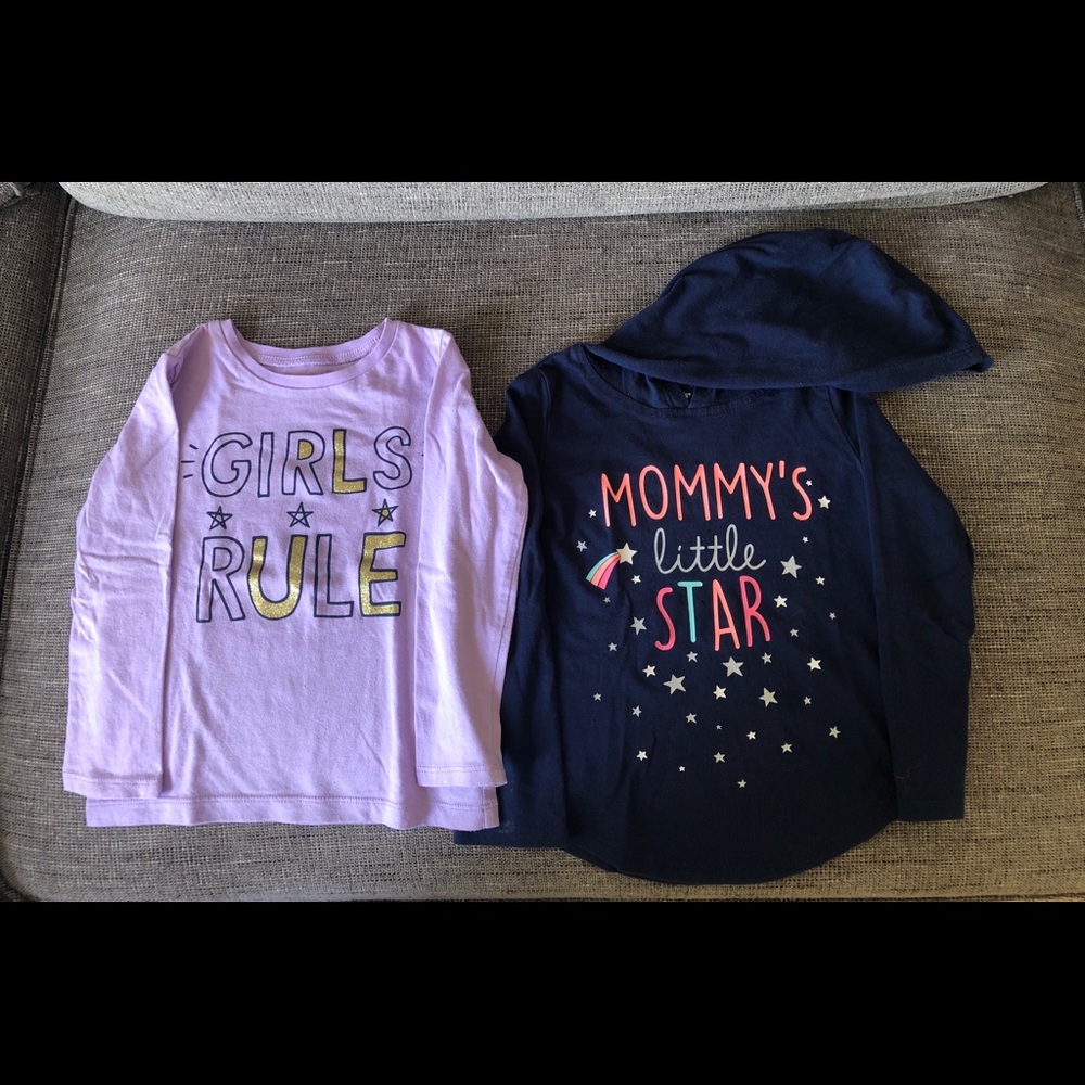 Kids / Toddler Girls Long Sleeve Tops (2) Carter's